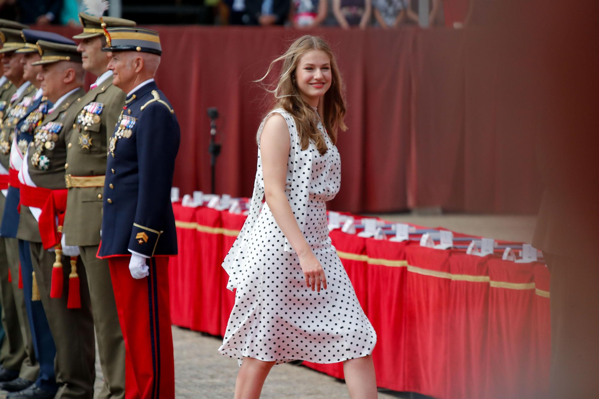 La princesa Leonor visita hoy por primera vez la Academia de Zaragoza junto a Felipe VI