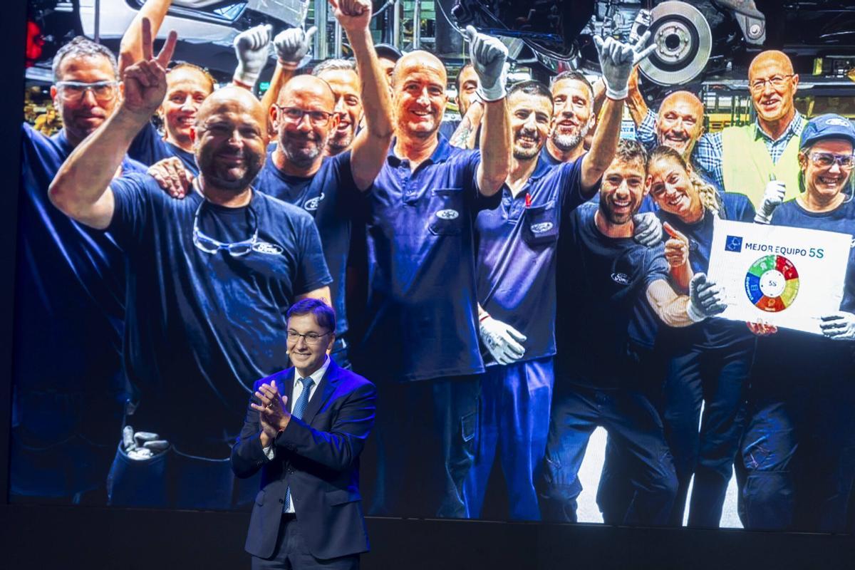 Almussafes. VLC. Presentacion del acuerdo entre Ford y Geely para compartir la propiedad de la factoria de Almussafes y producir cinco modelos en 2028