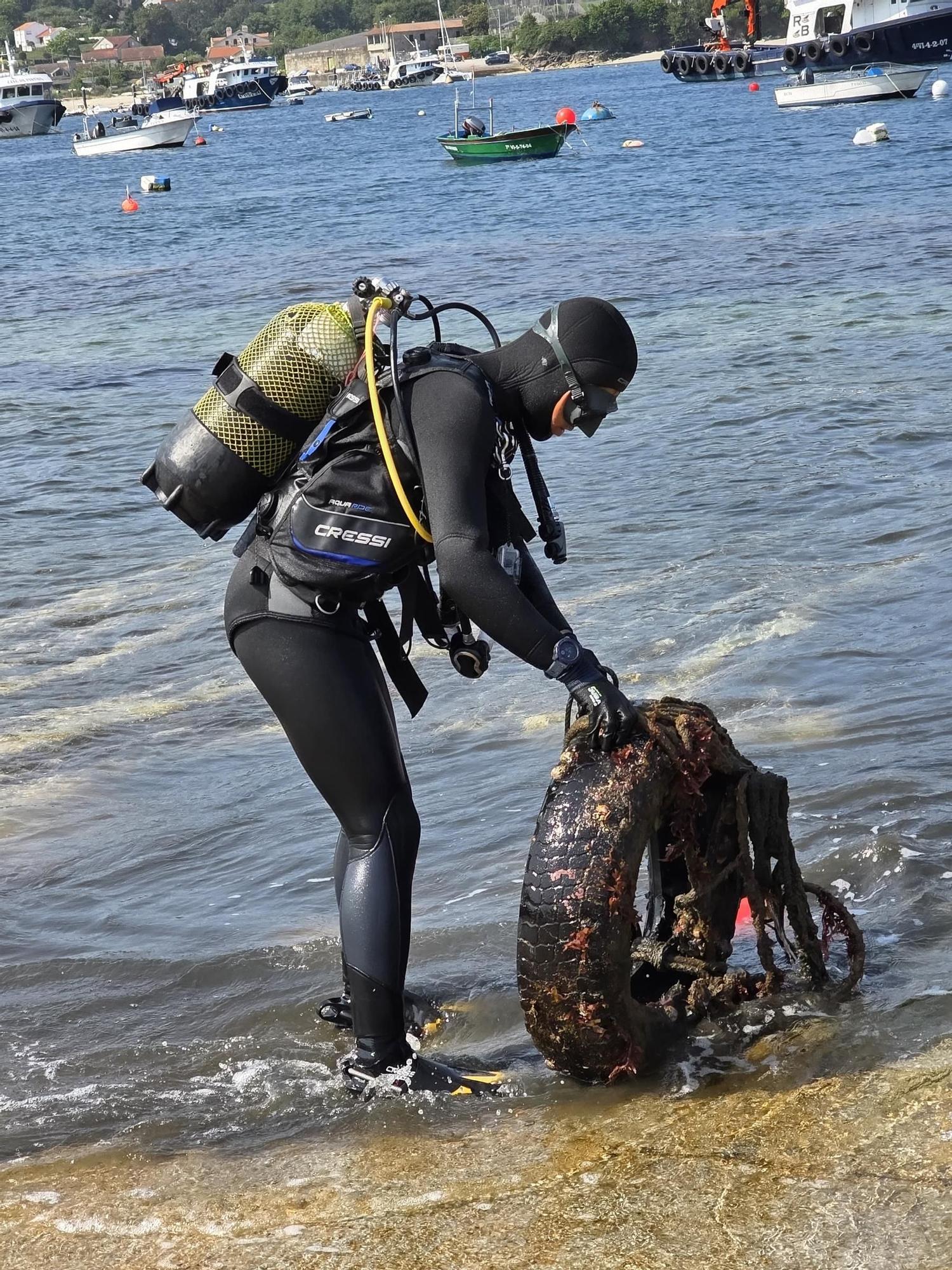 "Recuperación do Morrazo Somerxido", una iniciativa del Centro de Buceo Rías Baixas