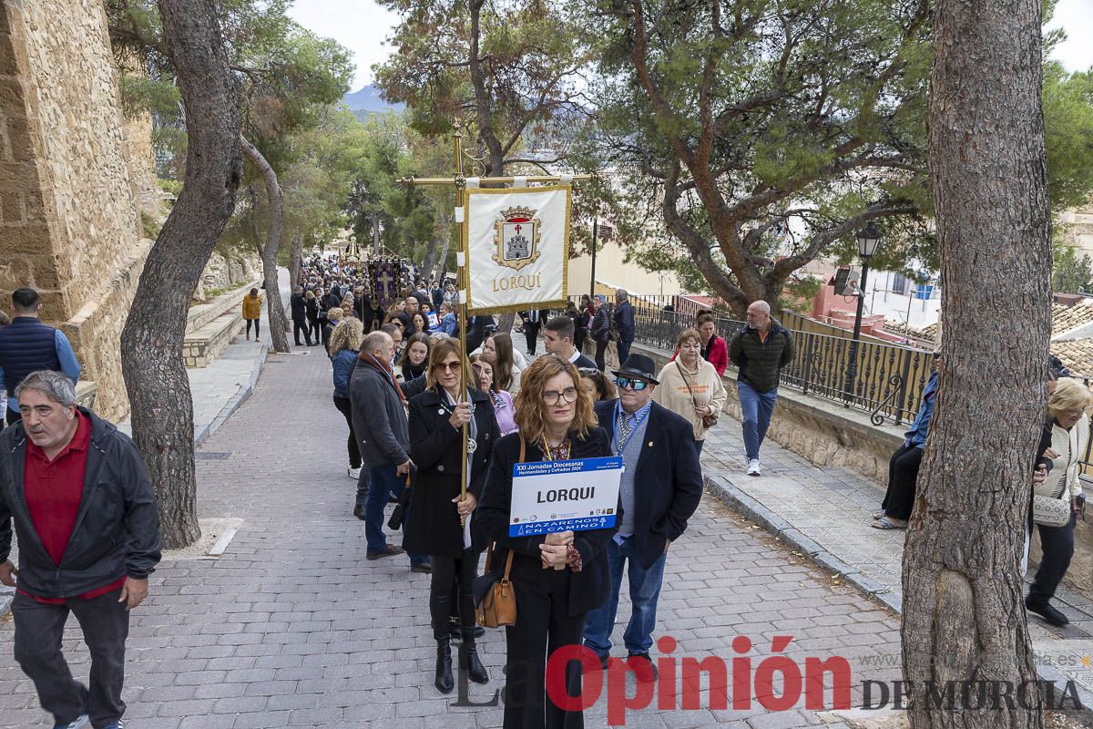 Cofradías y Hermandades de Semana Santa Peregrinan a Caravaca