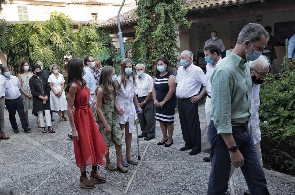 Die Königsfamilie besucht Petra auf Mallorca