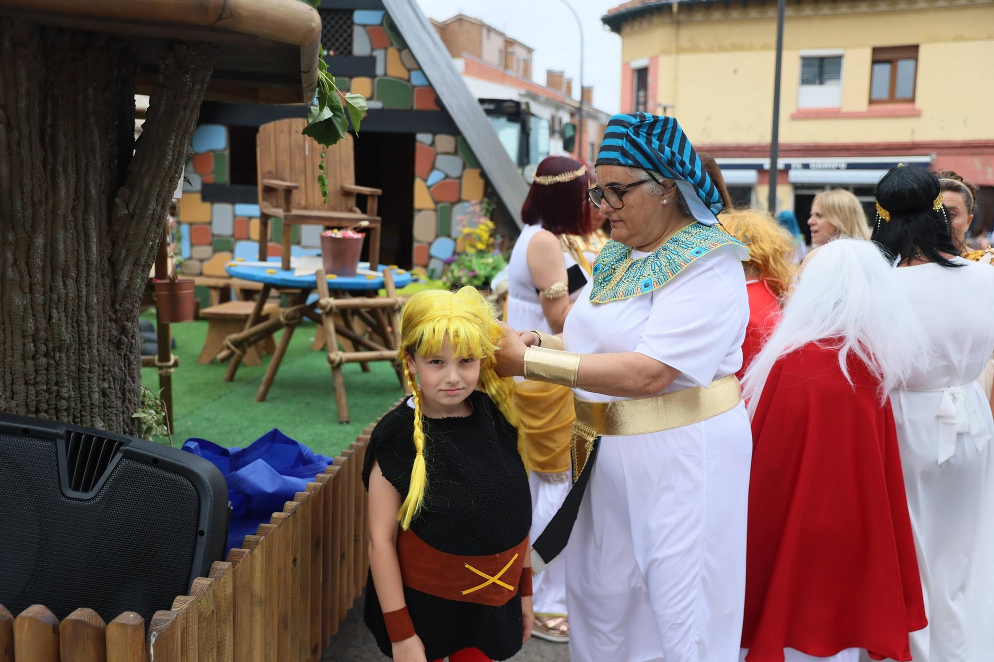 EN IMÁGENES: El desfile de carrozas del Carmen de Luanco