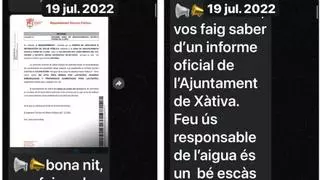 Cruce de acusaciones políticas por la prohibición del consumo del agua en la Torre d’en Lloris