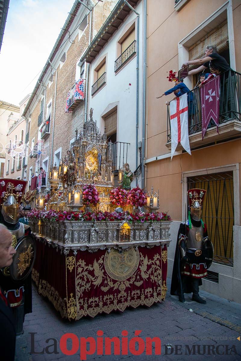 Procesión del Baño y parlamento en las Fiestas de Caravaca