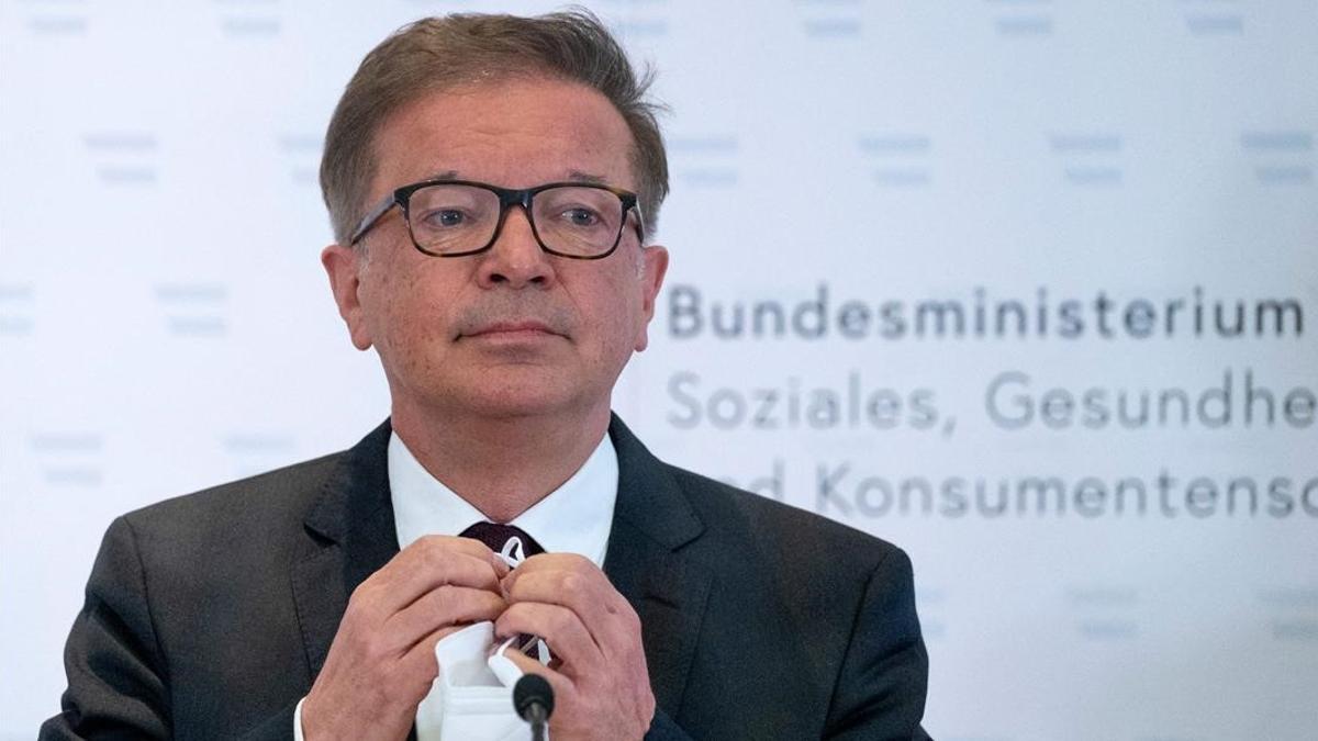 El ministro de Salud de Austria, Rudolf Anschober, anuncia su dimisión.