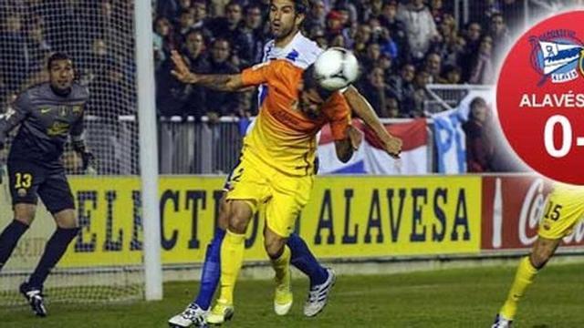 El Barça ganó con comodidad en Vitoria