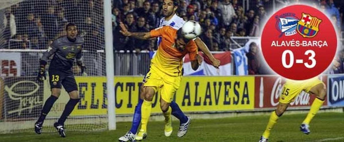 El Barça ganó con comodidad en Vitoria