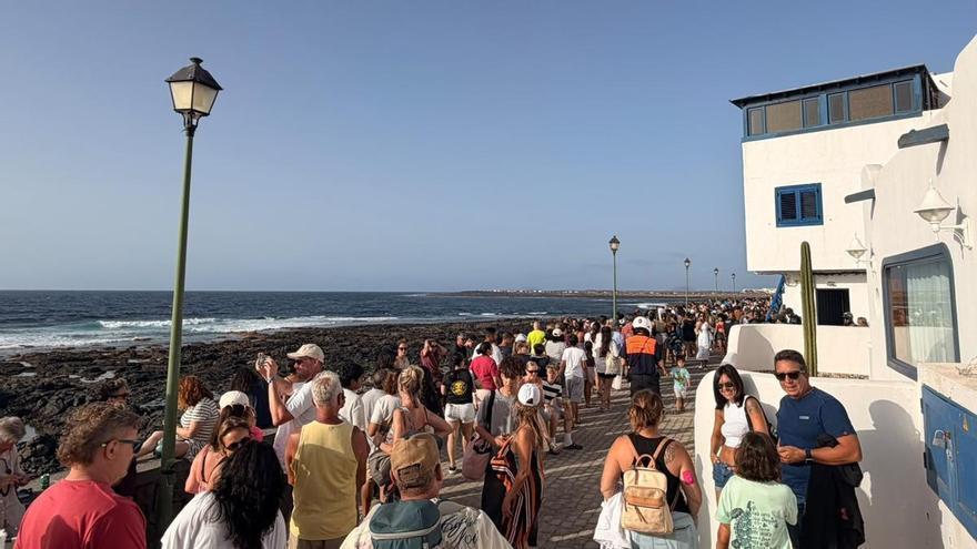 Espectadores en Lanzarote del eclipse solar del 12 de agosto de 2026