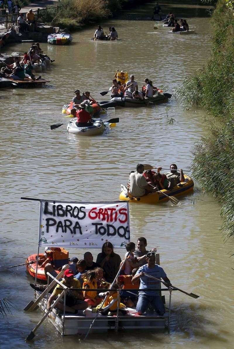 Fotogalería: Bajada reivindicativa por el Canal Imperial