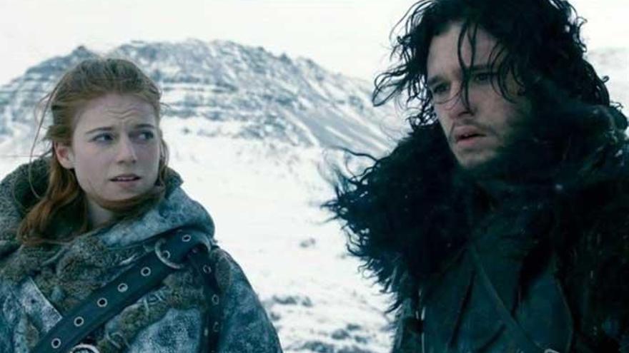 Ygritte y Jon Snow, en &#039;Juego de Tronos&#039;.