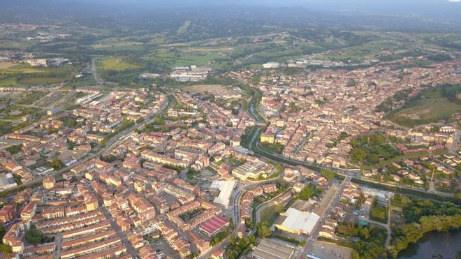 Vista área de Torelló