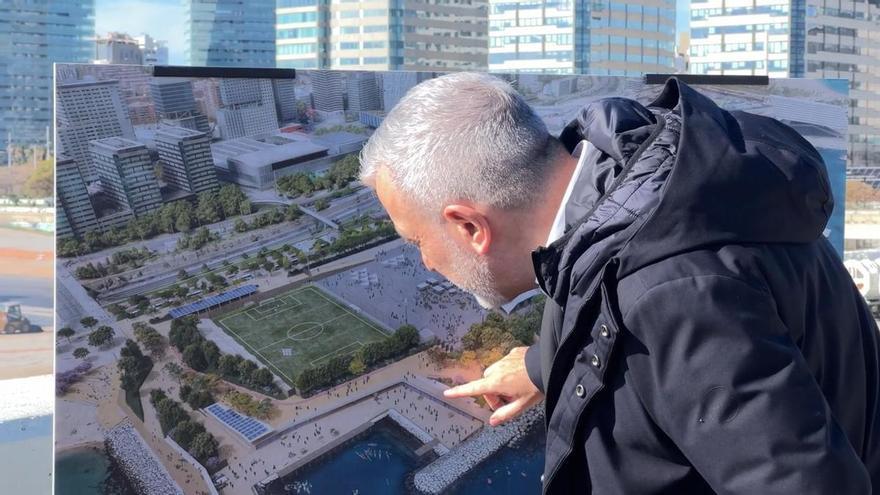 La transformación de la plataforma marina del Fòrum prevé un espacio "multifuncional" equipado para eventos