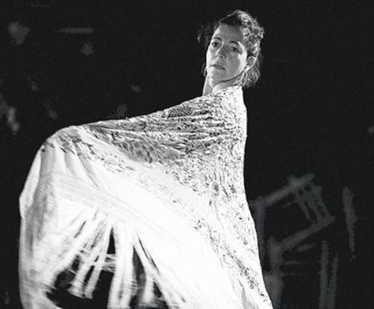 L’actriu Nora Navas, al telefilm ’L’últim ball de Carmen Amaya’. L’actriu Nora Navas, al telefilm ’L’últim ball de Carmen Amaya’.