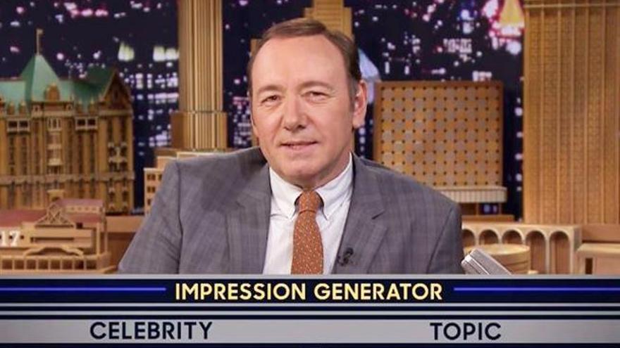 Kevin Spacey en &#039;The Tonight Show&#039;.