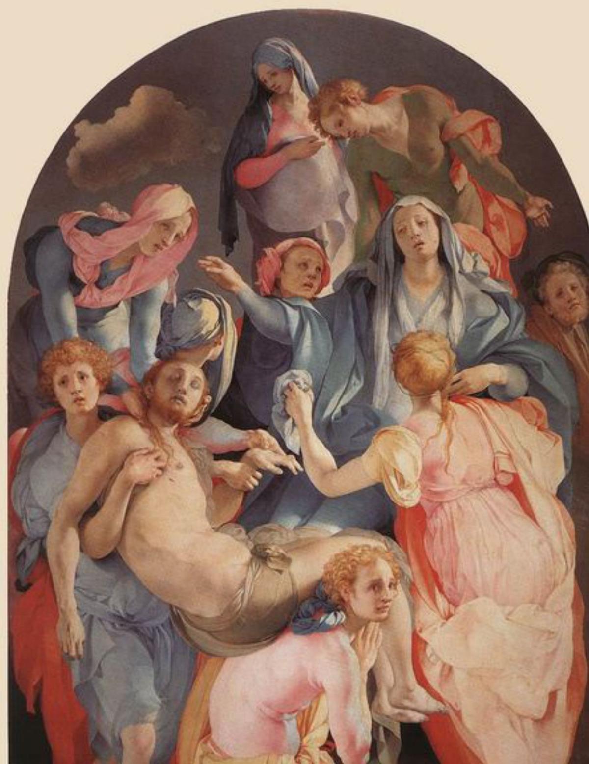 Imagen de María en un fresco de Piero della Fancesca y Margherite Caruso en el papel de la virgen madre en «El evangelio según San Mateo.