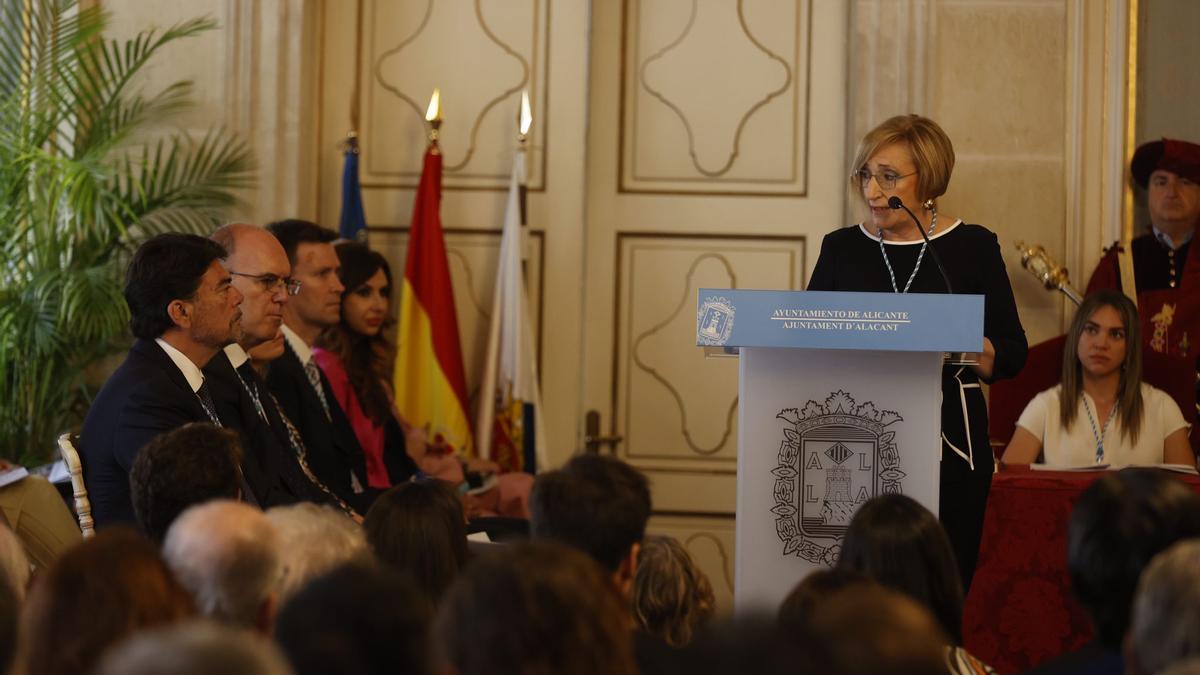 Ana Barceló durante su intervención