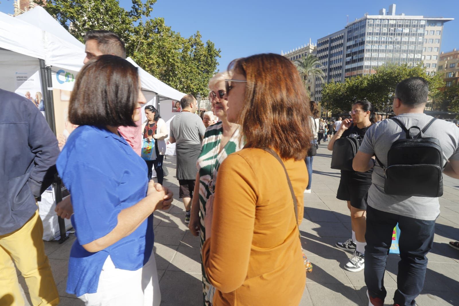 Día de las personas mayores en la plaza del Ayuntamiento