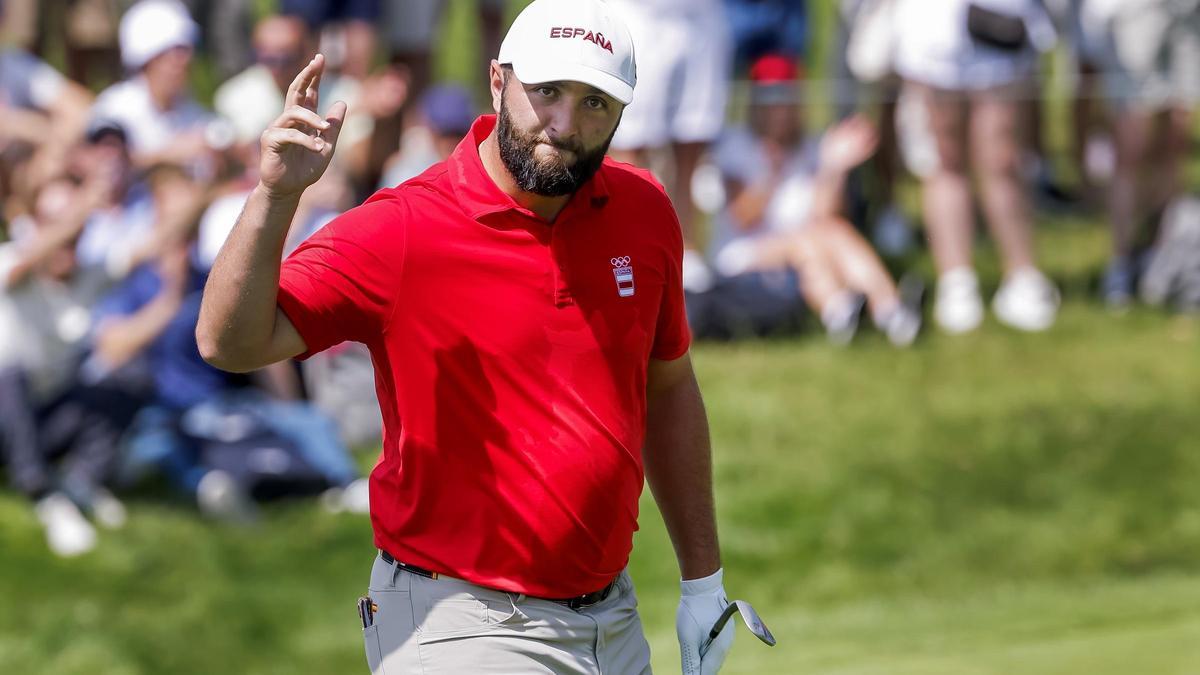 Jon Rahm se sorprendió por la cantidad de público que le animó durante la vuelta