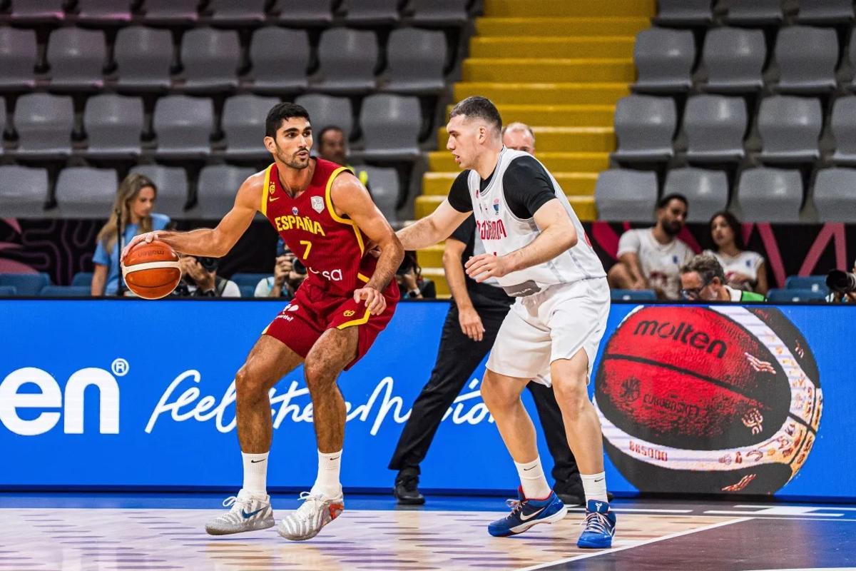 Aldama, in an action of the encounter against Georgia