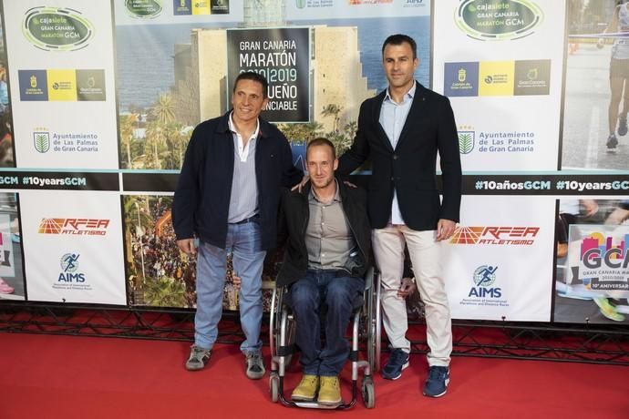 24.01.19. Las Palmas de Gran Canaria. Gala decimo aniversario Gran Canaria Maratón. Gran Canaria Arena.  Foto Quique Curbelo