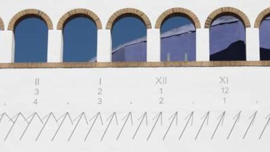 La Casa de Cultura de l&#039;Alcúdia instala un reloj solar