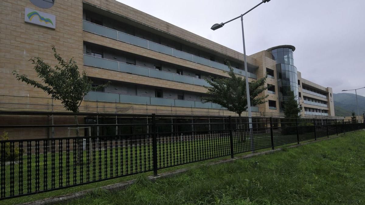 Instalaciones de la residencia de mayores del Montepío en Felechosa.