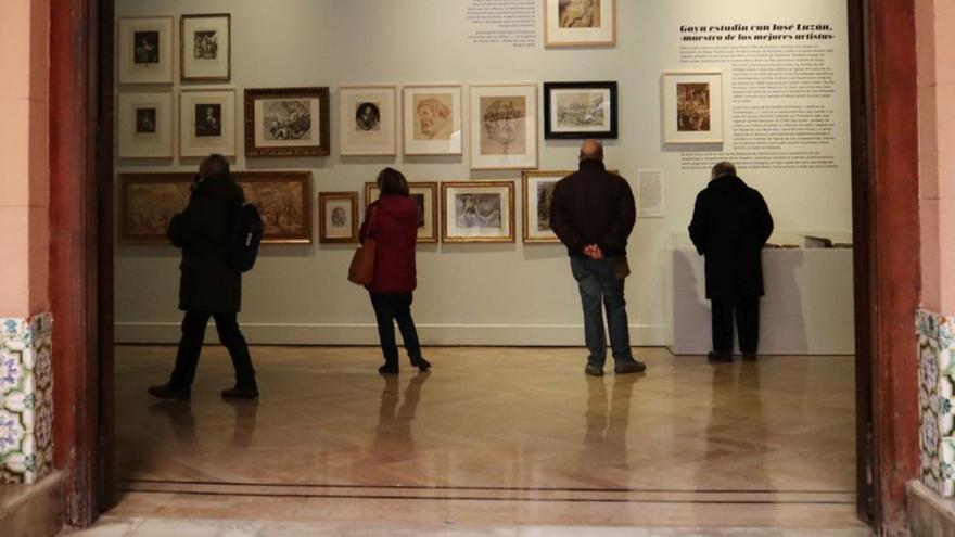 En la muestra se reconstruye digitalmente el mural perdido de Goya. | SERVICIO ESPECIAL