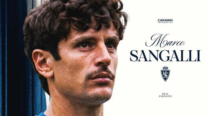 Sangalli ya es oficial, el decimoquinto y último refuerzo y cierra el mercado del Real Zaragoza