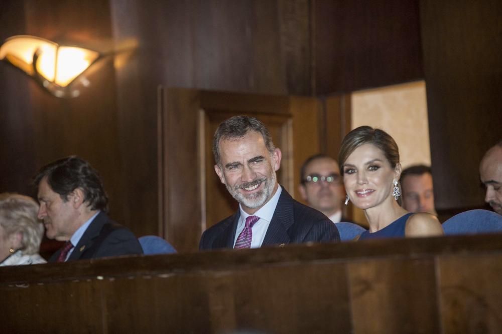 Los Reyes asisten al concierto de la Fundación Princesa de Asturias en el Auditorio Príncipe Felipe