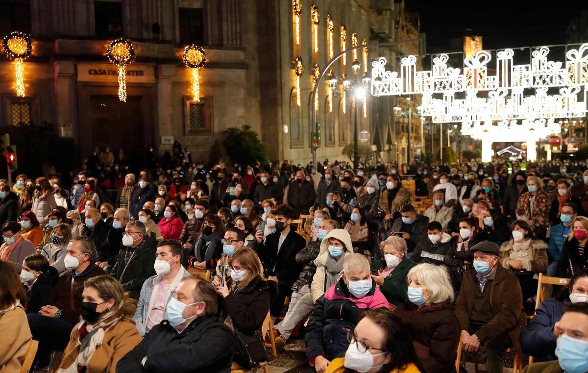 Así se apagaron las luces de Vigo tras una Navidad para la historia