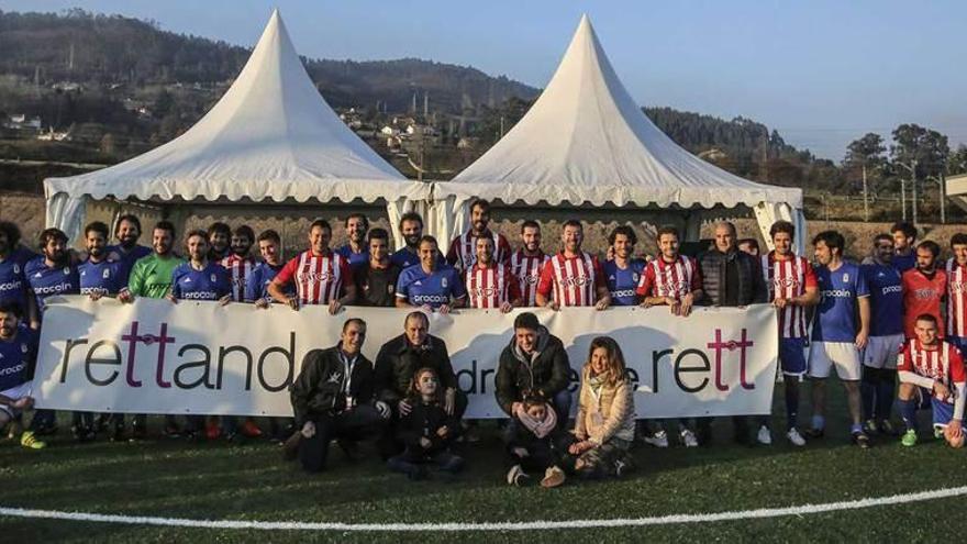 Victoria del Oviedo en el derbi de deportistas, periodistas y artistas