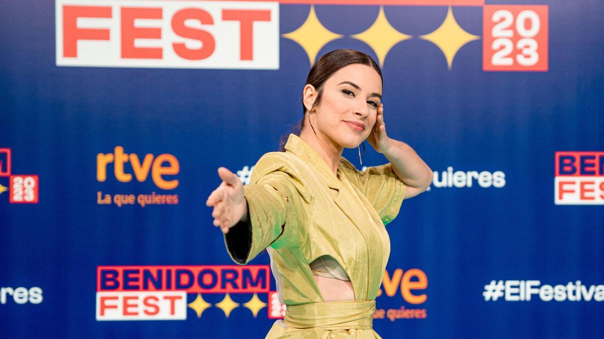 Archivo - La cantante Blanca Paloma posa en el photocall de la presentación de las 18 canciones que competirán en el Benidorm Fest 2023