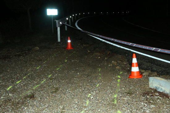 Accident de trànsit a la carretera de Montserrat