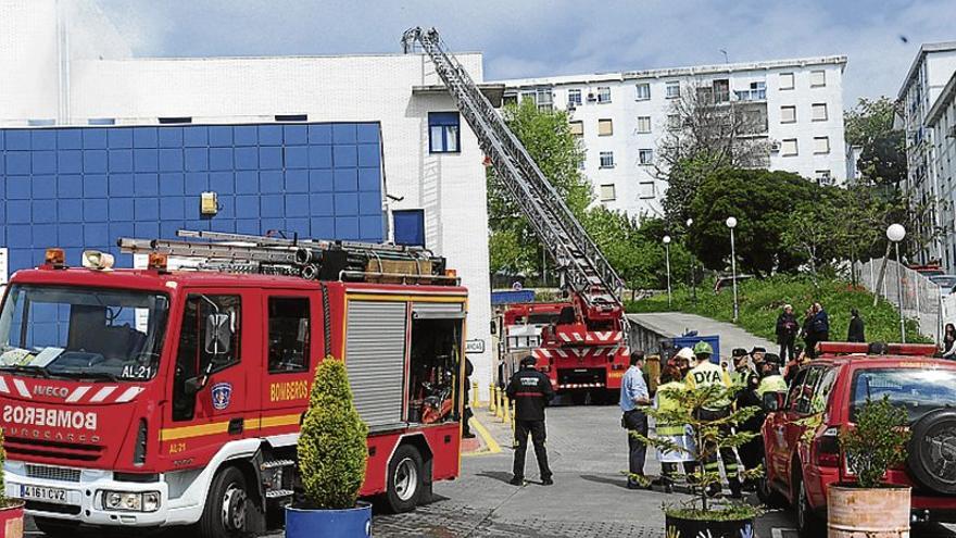 Incendio ficticio en el centro de alzhéimer