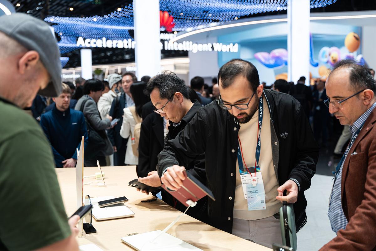 L'estand d'Huawei al Mobile World Congress