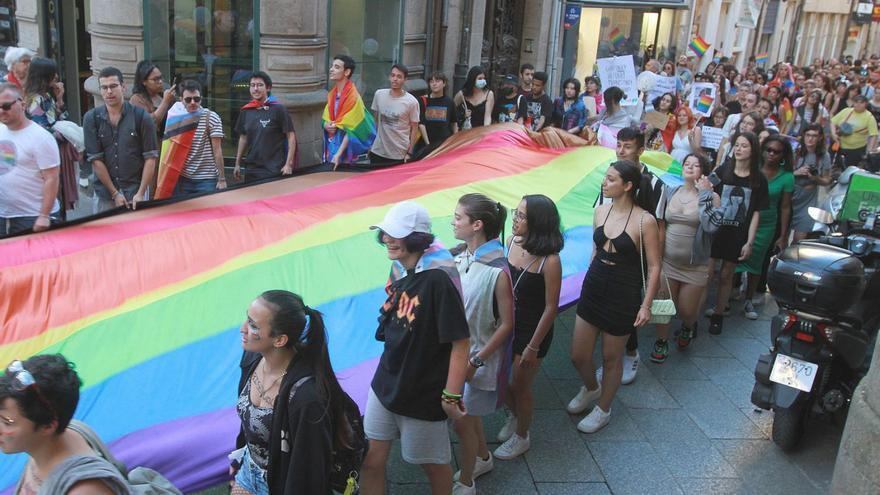 La bandera arcoíris tomó las calles bajo el lema “A nosa revolta, o noso orgullo”