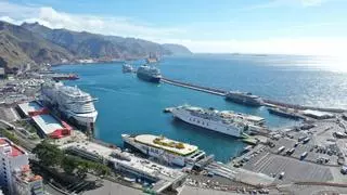 Aumenta el tráfico de pasajeros y de mercancías en el Puerto de Santa Cruz