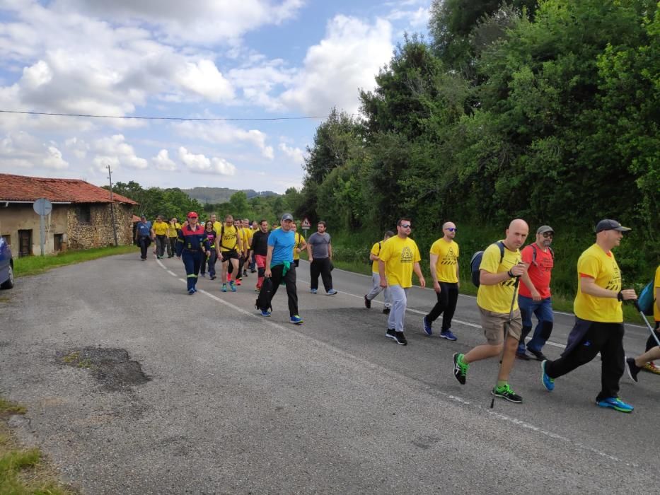 Los trabajadores de Alcoa, camino de Oviedo