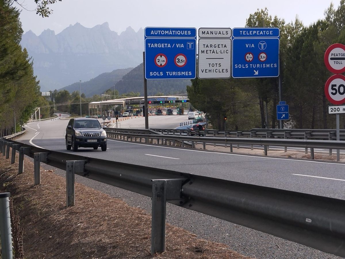 Peatge de Sant Vicenç/Castellbell de l'autopista Terrassa-Manresa
