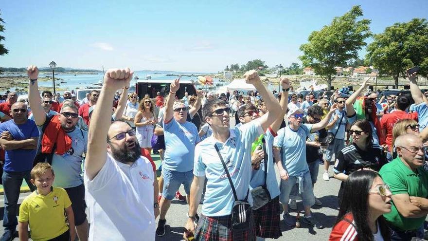 Imagen de la pasada Romería Celtista organizada por Carcamáns. // Iñaki Abella