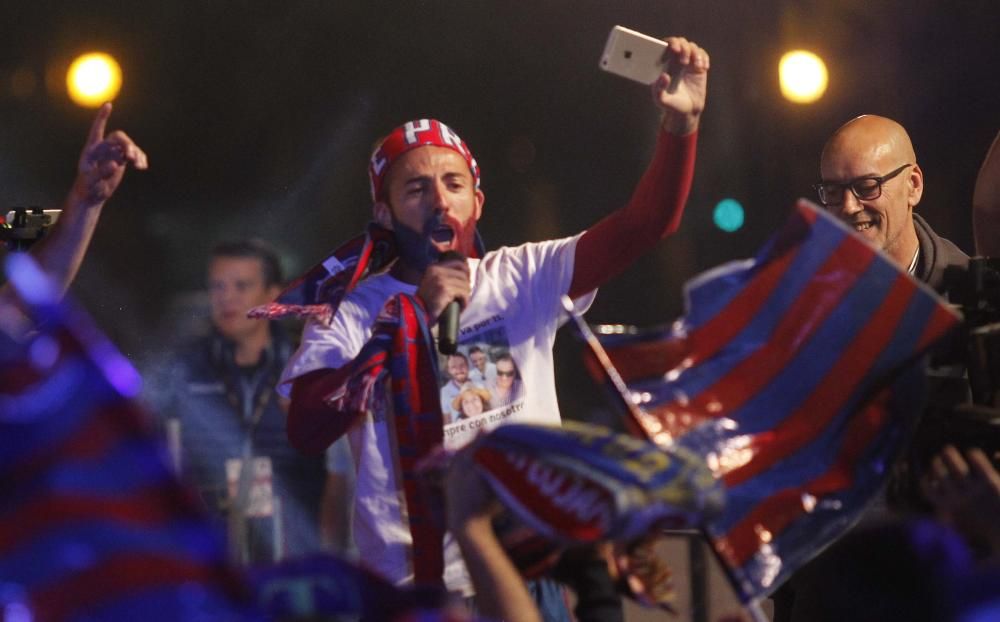 Así celebra el ascenso la afición del Levante UD