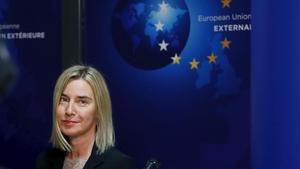 Federica Mogherini, el dilluns 26 d’octubre.