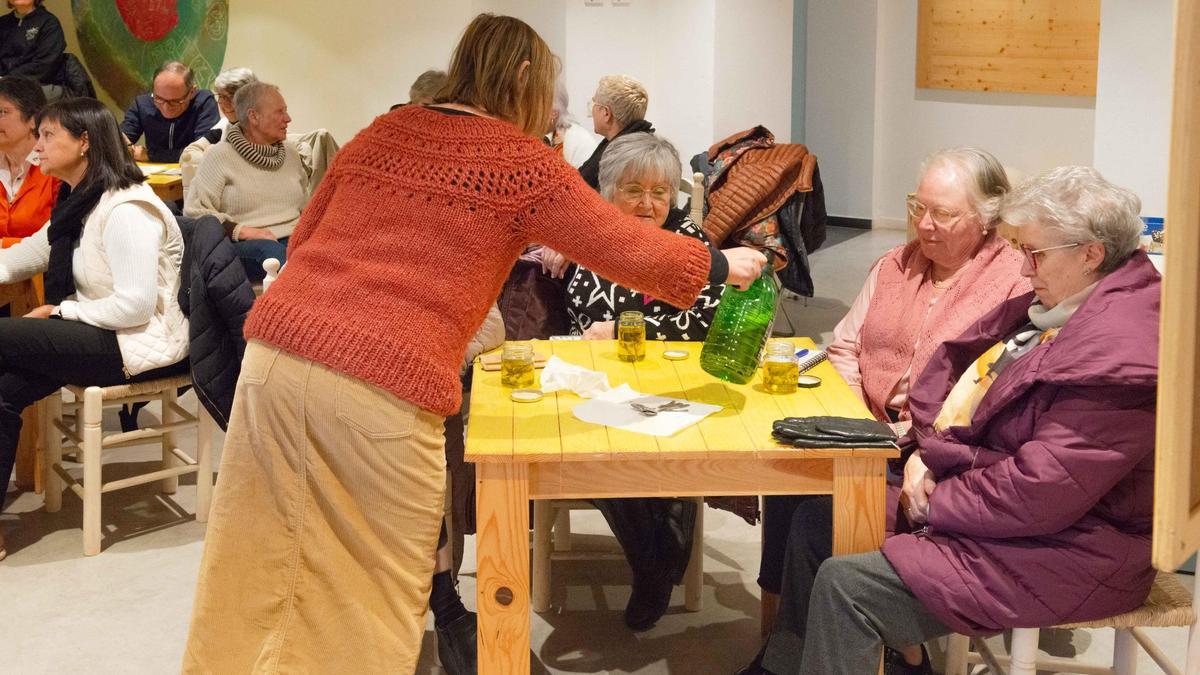 El taller d'ahir a la casa de la vídues.