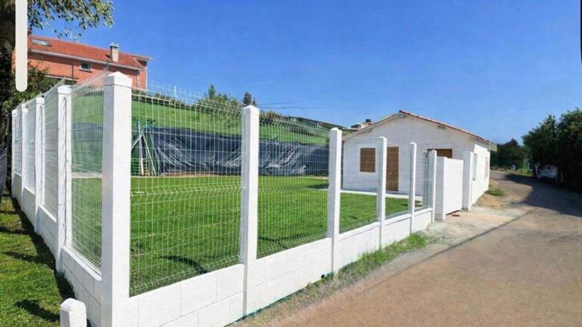 Cierre de una finca realizado por Reformas David.