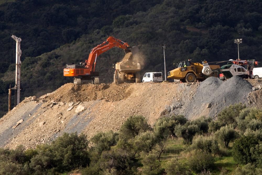 Continúian los trabajos para rescatar a Julen