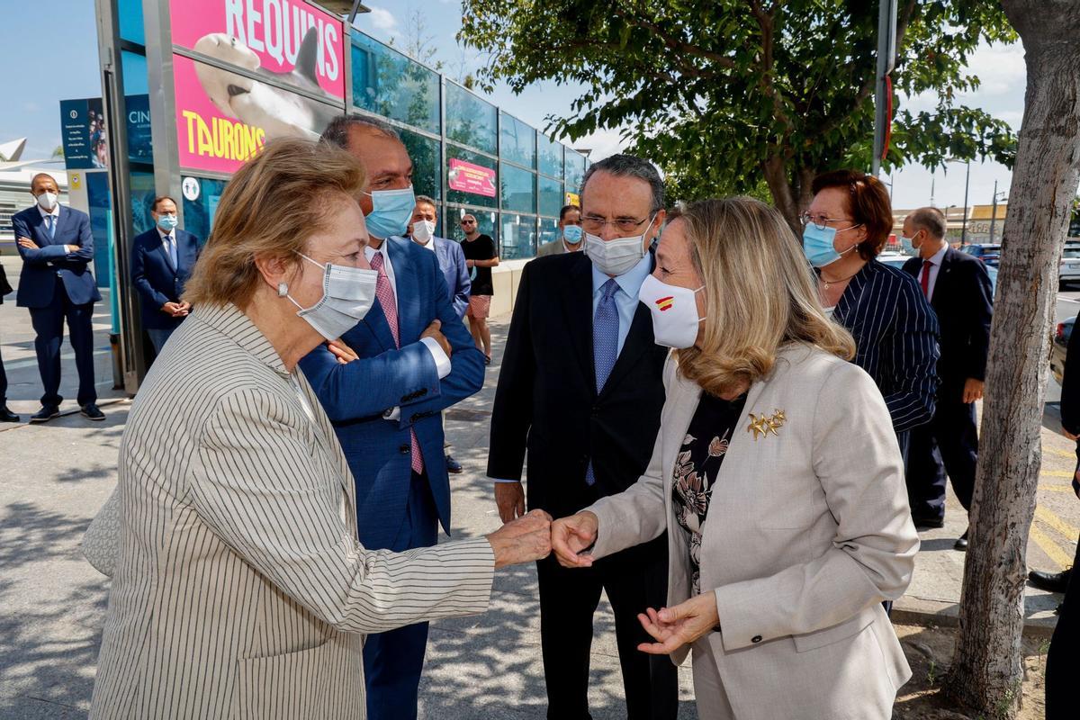 CEV y Levante-EMV reúnen a empresarios y políticos para escuchar a la vicepresidenta