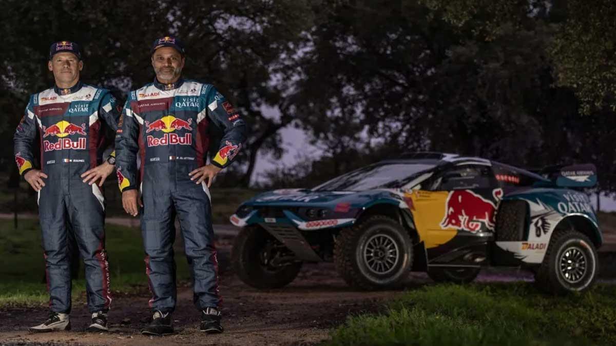 Al-Attiyah y su copiloto Baumel, a por su sexto Touareg en el Dakar