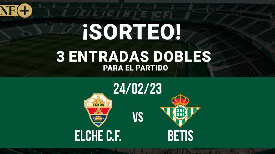 Ganadores del sorteo de las tres entradas dobles para asistir al Elche CF – Betis