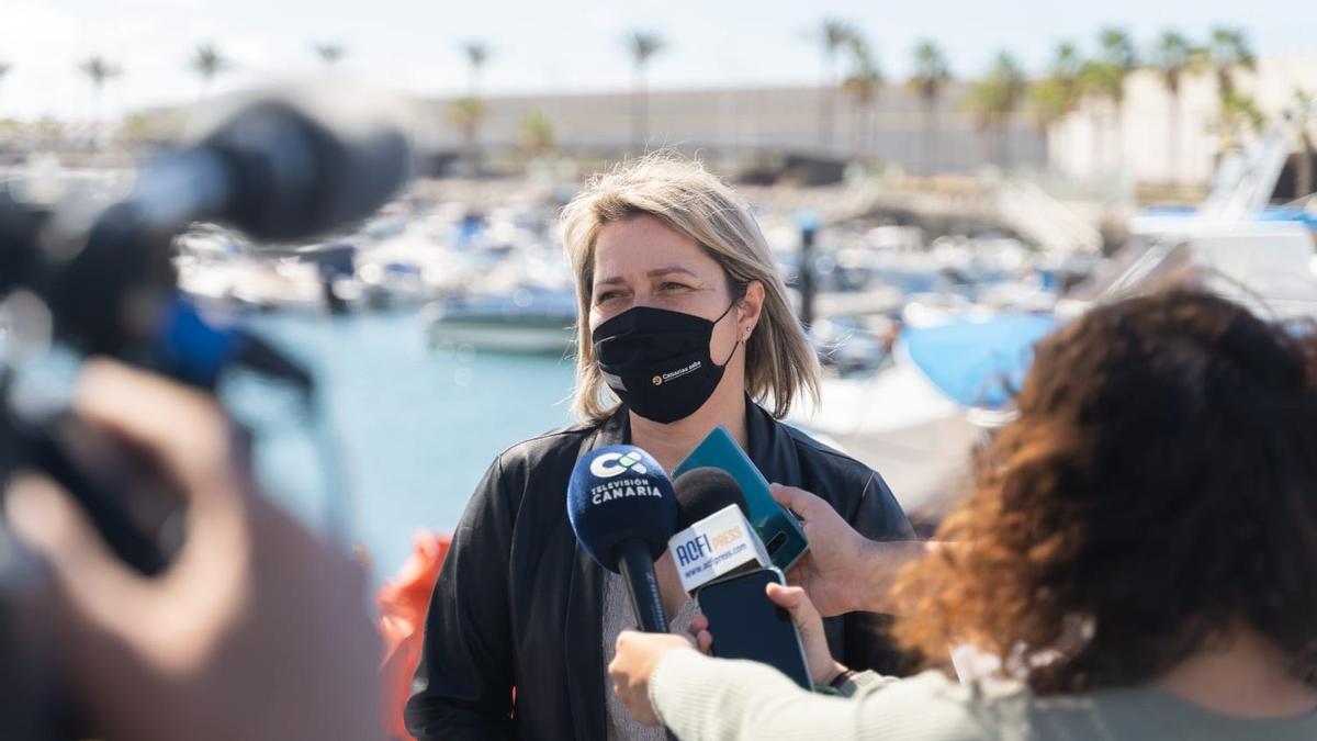 La consejera de Agricultura, Ganadería y Pesca del Gobierno de Canarias, Alicia Vanoostende.