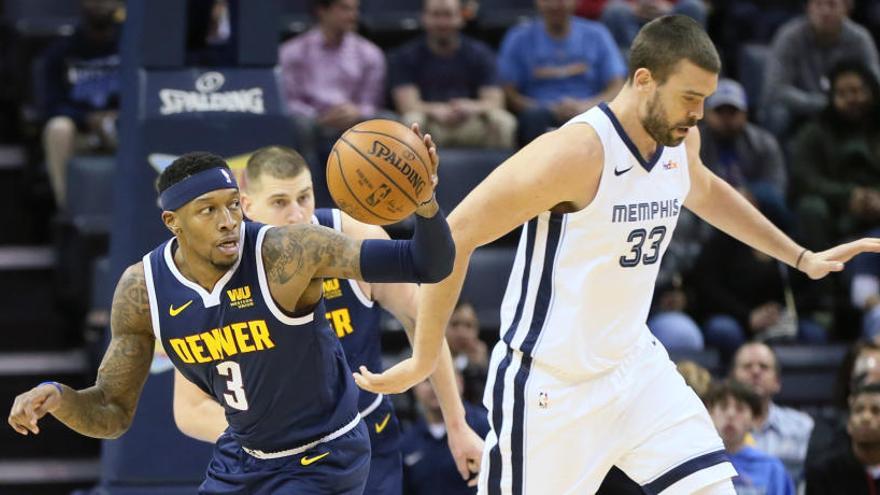 Marc Gasol, en el partido ante los Nuggets.